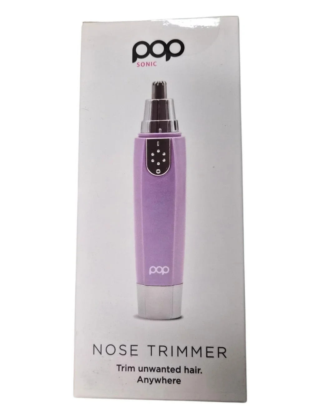 Pop Sonic Nose Trimmer Purple Personal Grooming Tool NEW Sealed